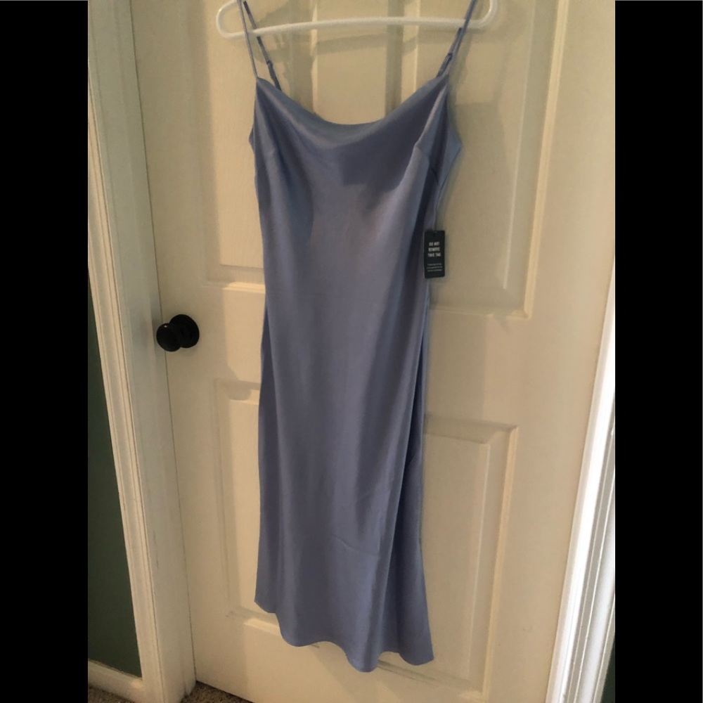 Express cowl neck slip dress